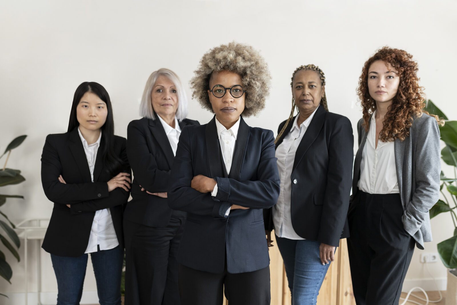 Group of confident businesswomen