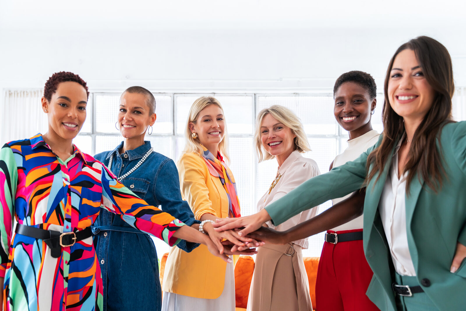 Businesswomen collaborating in a meeting